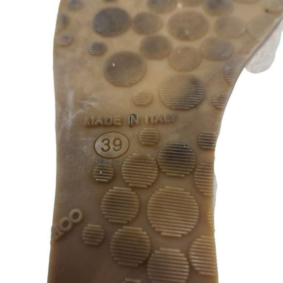 Jimmy Choo DOVINA Sandals Wedge Espadrille Snake Embossed Women's Size 9 - Picture 10 of 10